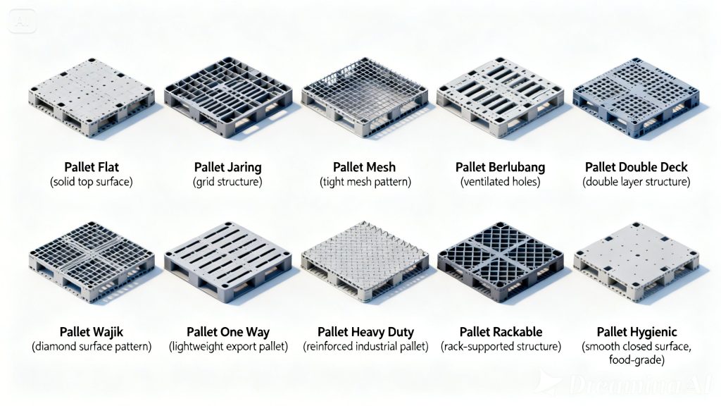 10 Jenis Pallet Plastik yang Harus Diketahui Pelaku Industri Logistik
