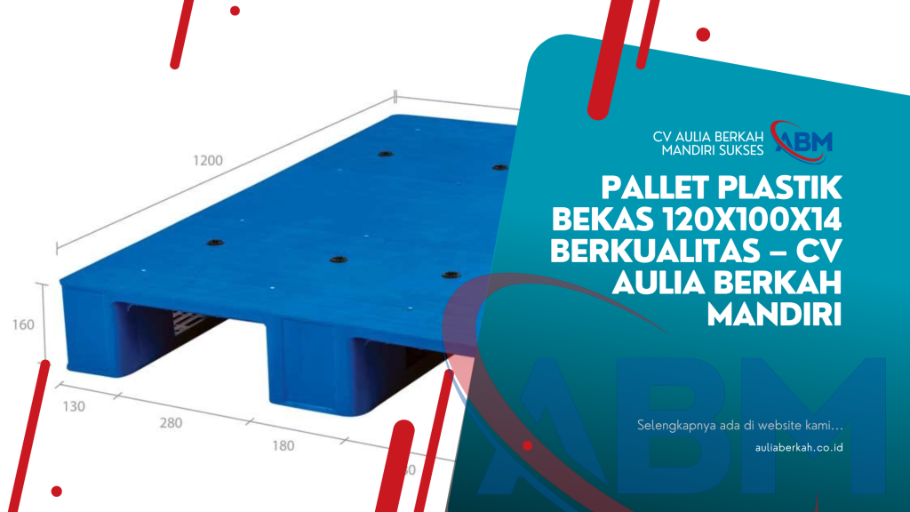 Pallet Plastik Bekas 120x100x14 Berkualitas – CV Aulia Berkah Mandiri