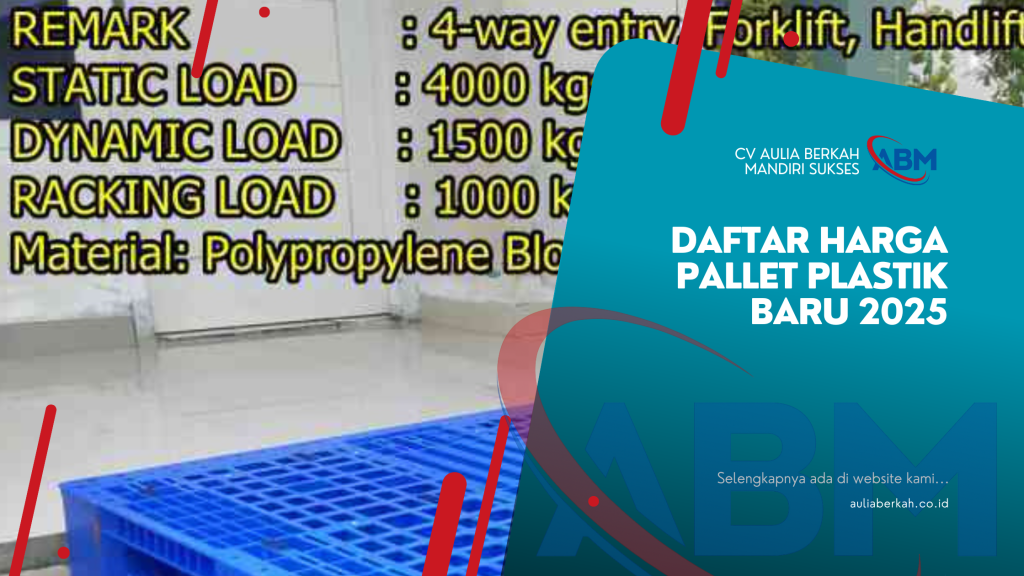 Daftar Harga Pallet Plastik Baru 2025